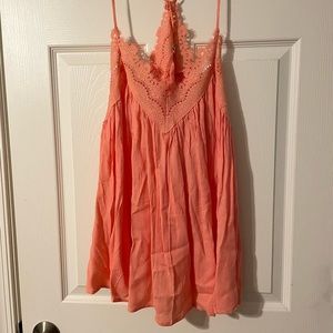 Peach Lace Cami, size L/XL